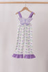Purple Butterfly Applique Jumpsuit