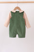 Green Corduroy Jon Jon Set