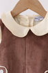 Brown Corduroy Jon Jon Set