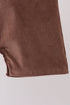 Brown Corduroy Jon Jon Set
