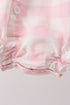 Pink gingham button bubble