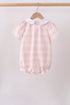 Pink gingham button bubble