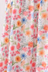 Coral Floral Print Mom Lace Dress