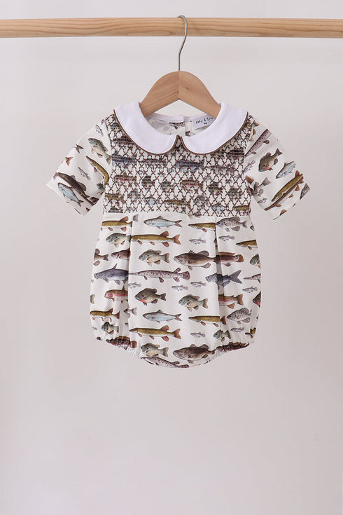Fish Smocked Bubble