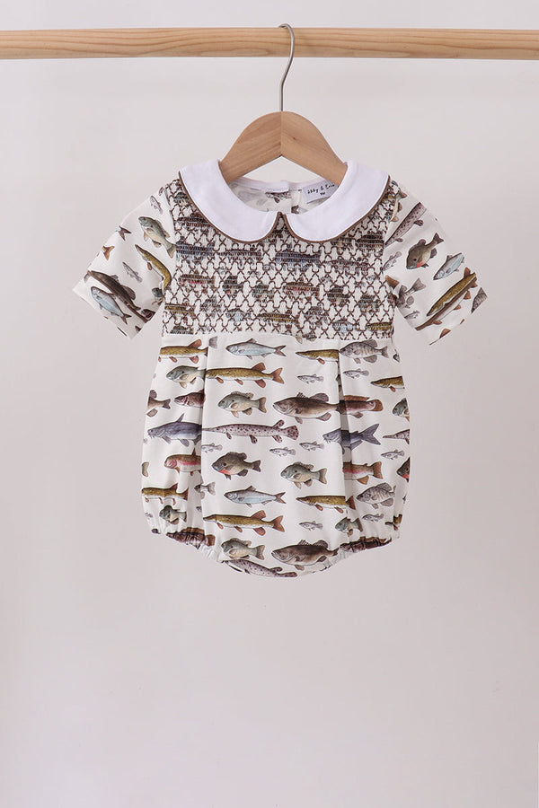 Fish Smocked Bubble
