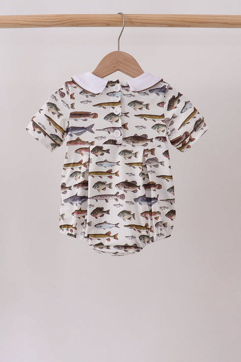 Fish Smocked Bubble