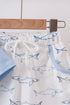 Blue Shark Print Shorts Set