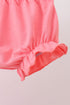 Pink Floral Ruffle Bloomer Set