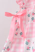 Pink Floral Ruffle Shorts Set
