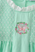 Green Butterfly Smocked Bloomer Set