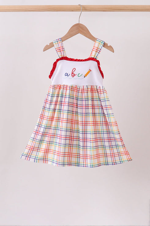 red-abc-embroidered-plaid-dress-abby-evie-sophias-styleDress-1