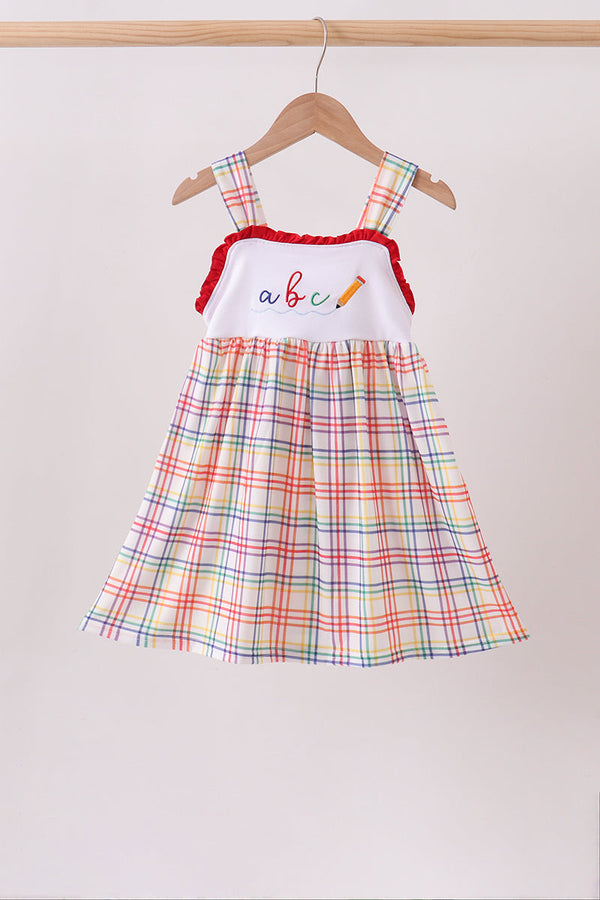 red-abc-embroidered-plaid-dress-abby-evie-sophias-styleDress-1