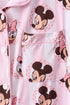 Pink character bamboo pocket mom pajama set