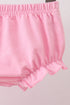 Pink Floral Ruffle Bloomer Set