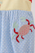 Blue Crab Applique Bubble