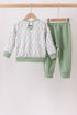 Sage Pumpkin Ruffle Jogger Set