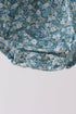 Teal Floral Lace Bow Bubble