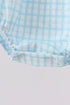 Blue Crocodile Embroidered Bubble