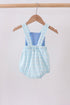 Blue Crocodile Embroidered Bubble
