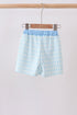 Blue Crocodile Embroidered Swim Trunks