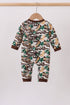 Camouflage Hunting Embroidered Romper