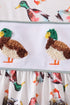 Sage Mallard French Knot Ruffle Shorts Set