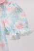 Pink Floral Bow Print Bubble