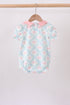 Pink Floral Bow Print Bubble