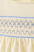 Cream smocked bloomer set