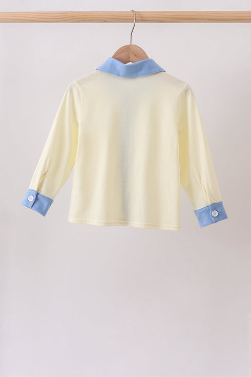 Cream button down shirt