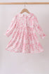 Pink Floral Smocked Dress