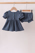Garden Rose Smocked Ruffle Bloomer Set