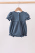 Garden Rose Smocked Ruffle Bubble
