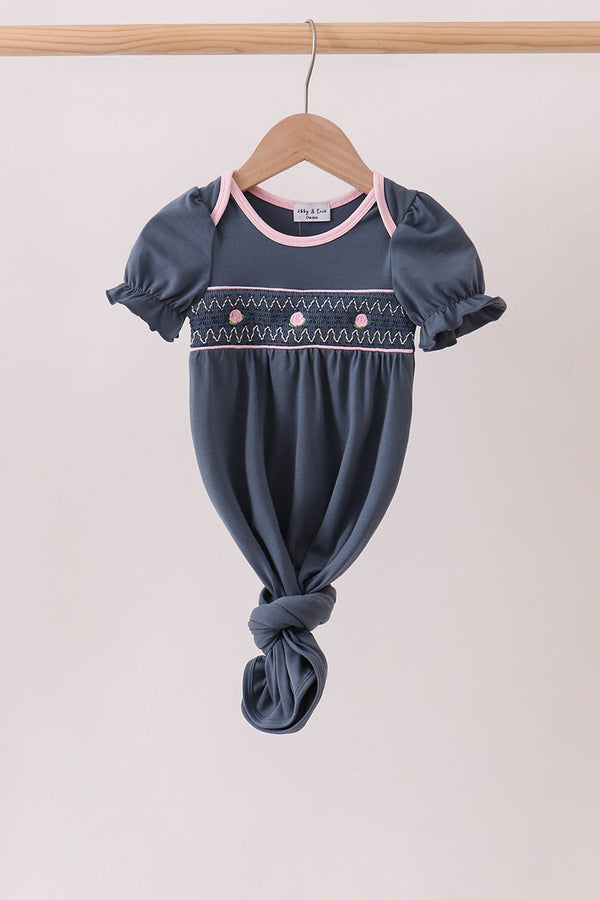 Garden Rose Smocked Gown