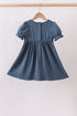 Garden Rose Smocked Ruffle Dress