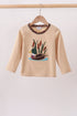 Camouflage duck applique top