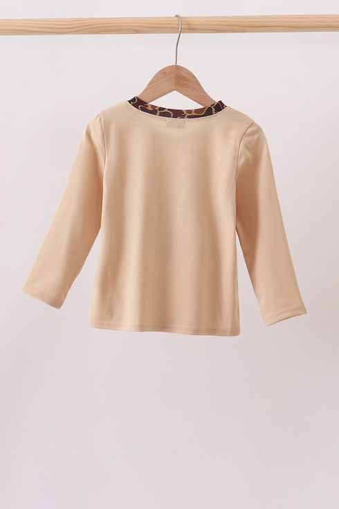 Camouflage duck applique top