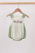 Monster truck embroidery stripe bubble