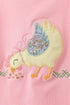 Pink Chicken Applique Bloomer Set