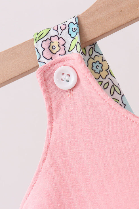 Pink Chicken Applique Bloomer Set