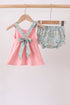 Pink Chicken Applique Bloomer Set