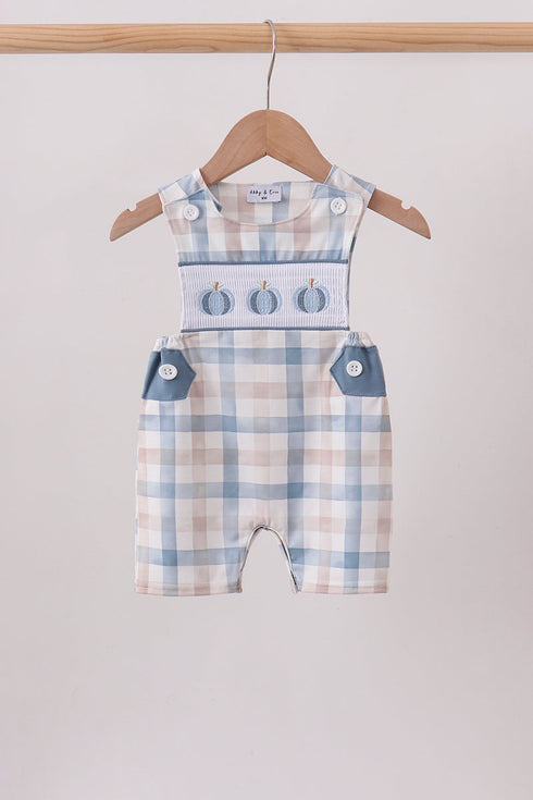 blue-pumpkin-embroidery-gingham-bubble-sophias-stylebaby-1