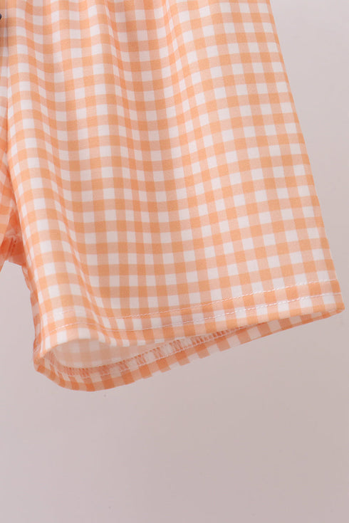 orange-pumpkin-embroidery-gingham-shorts-set-sophias-style-4