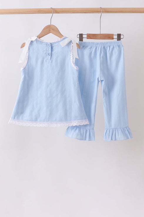 blue-jacquard-lace-ruffle-pants-set-sophias-style-5