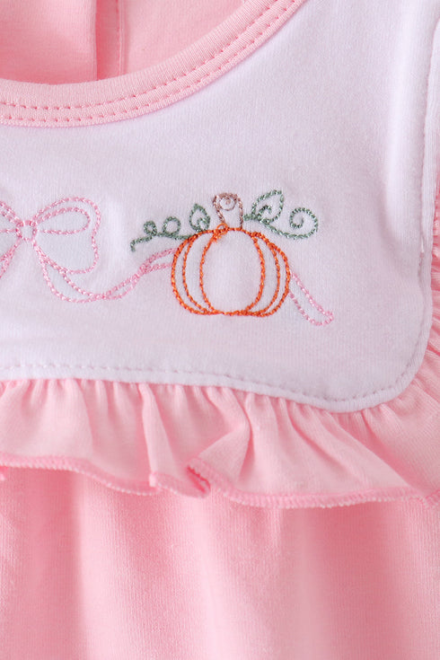 pink-pumpkin-bow-embroidery-ruffle-bubble-sophias-style-2