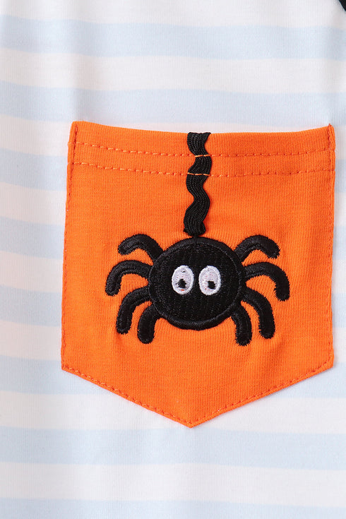 black-spider-embroidery-pocket-stripe-top-sophias-style-2