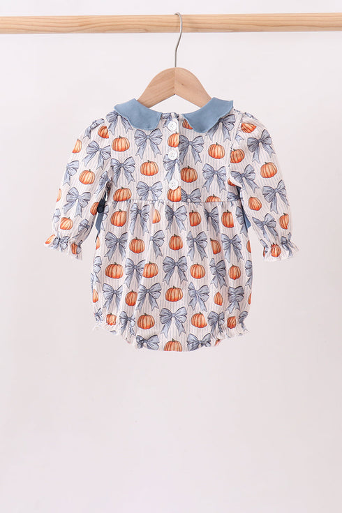 blue-pumpkin-bow-smocked-ruffle-bubble-sophias-style-5