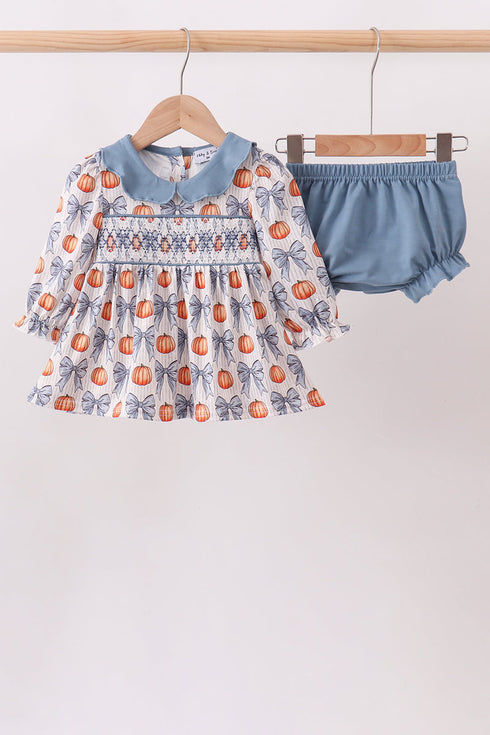 blue-pumpkin-bow-smocked-bloomer-set-sophias-stylebaby-1