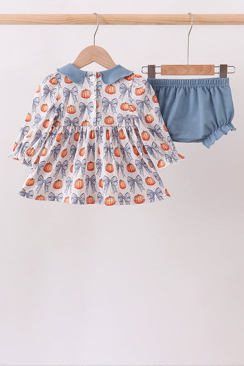 blue-pumpkin-bow-smocked-bloomer-set-sophias-style-5