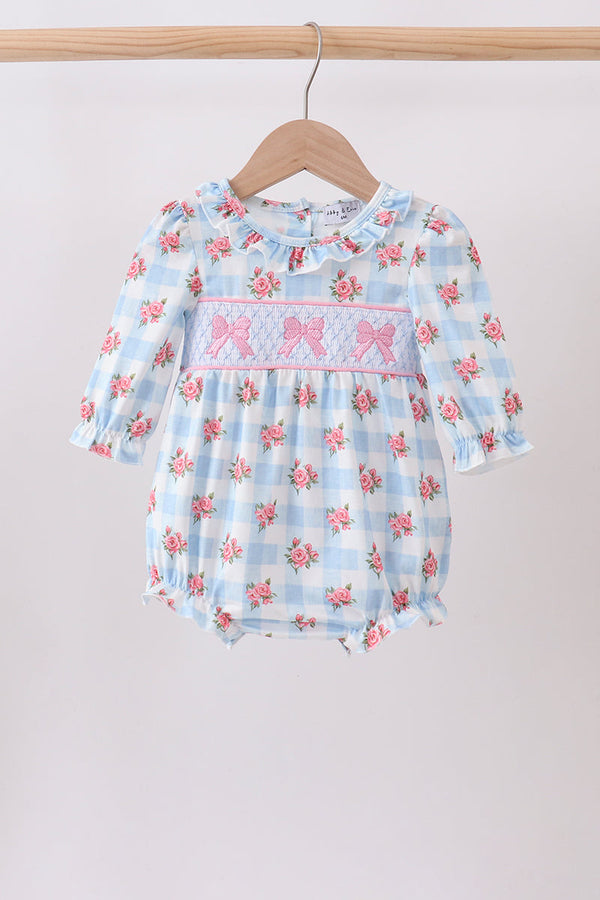 blue-bow-smocked-floral-gingham-bubble-sophias-stylebaby-1